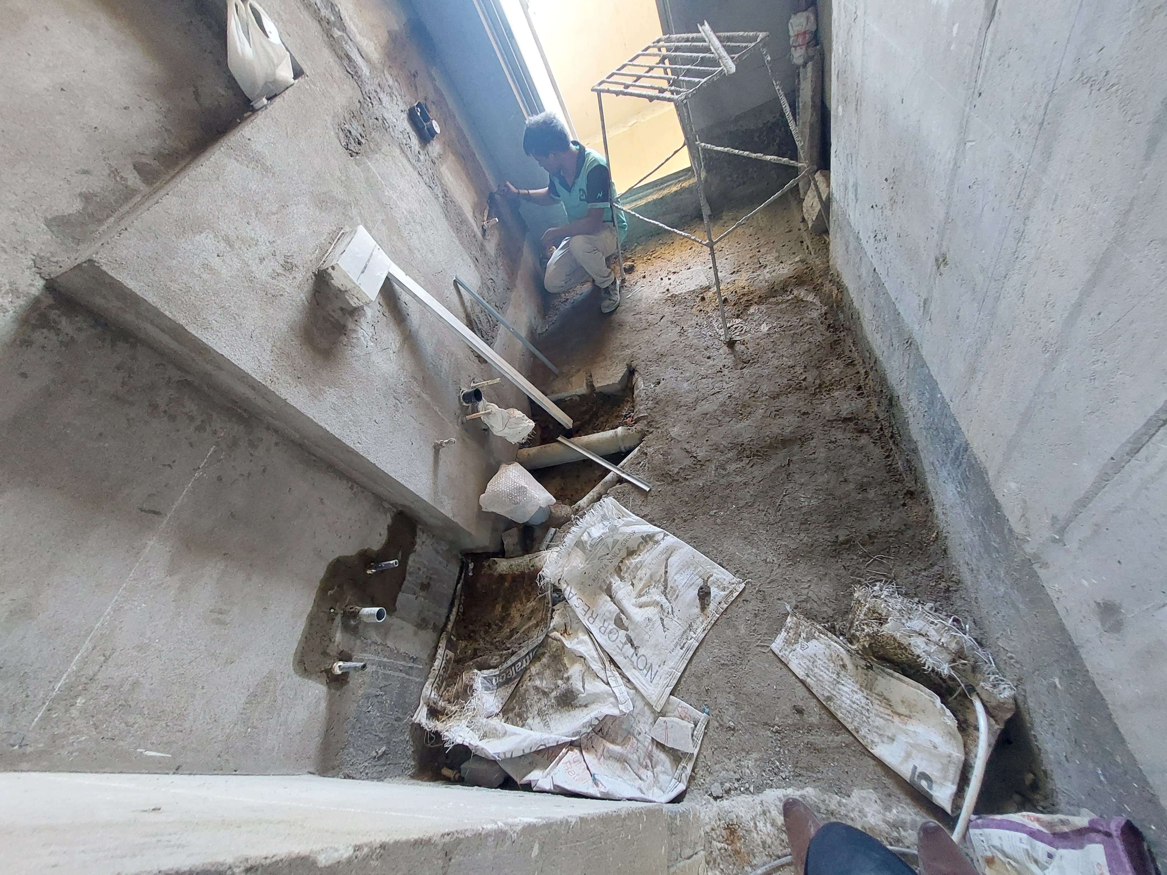 High-rise plumbing site work project 3 in Mumbai