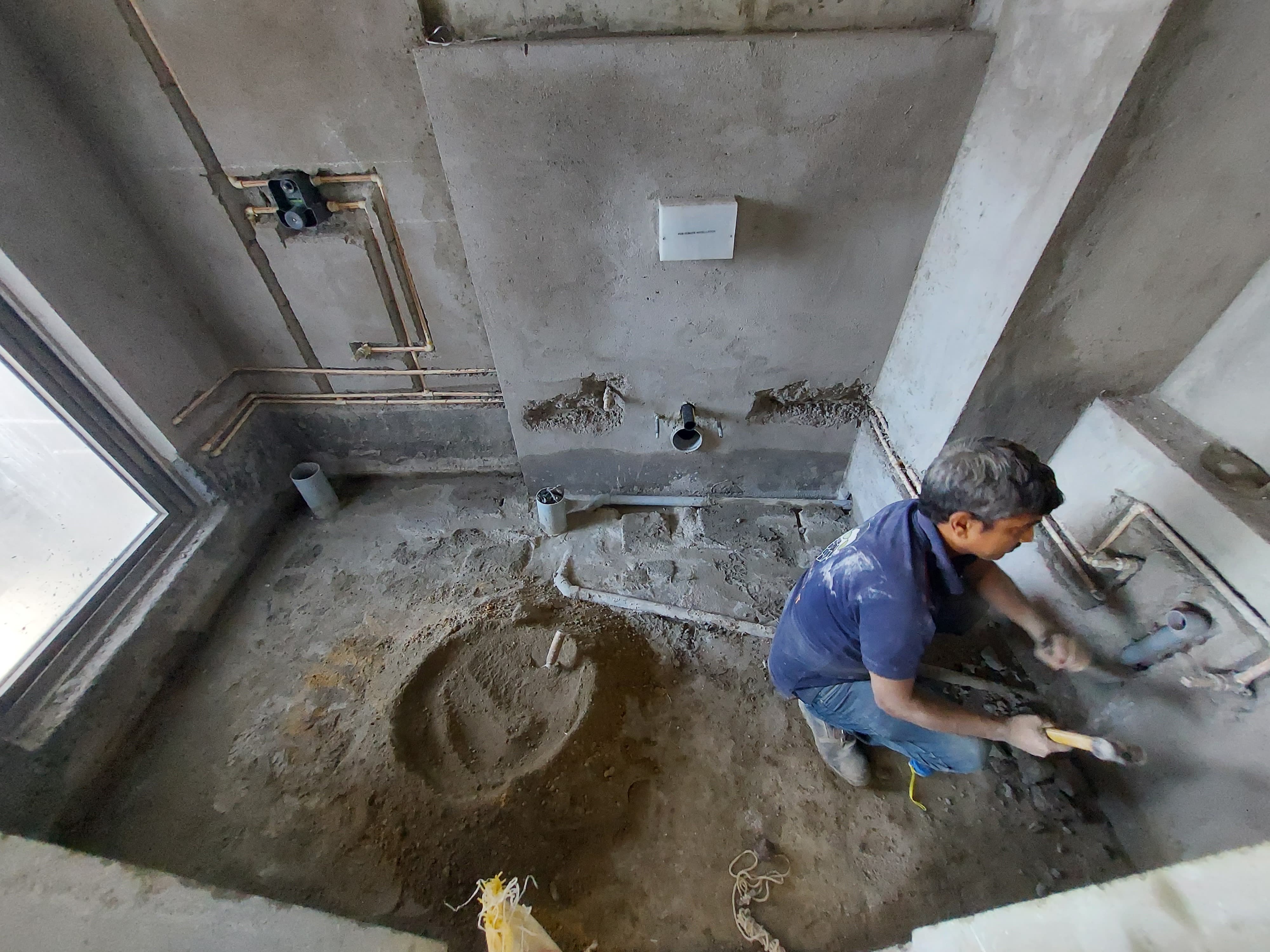 High-rise plumbing site work project 9 in Mumbai